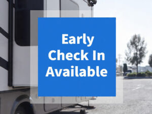 early rv rental check in